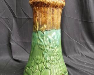 Lot # : 150 - Vintage glazed ceramic pottery pedestal
