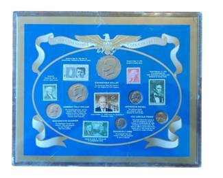 Lot # : 642a - Presidential Stamp & Coin Collection. 
