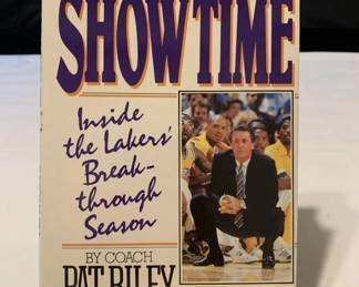 Lot # : 503 - Pat Riley Lakers Basketball Coach
