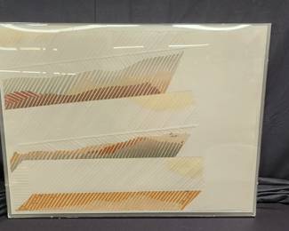 Lot # : 520 - 1977 Signed, handmade mixed media 9/150 E.V
