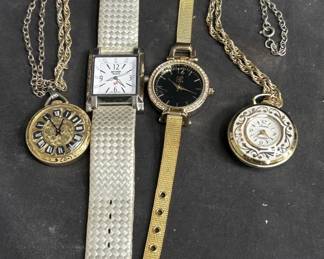 Lot # : 697 - Group of wristwatches & pocket watches
