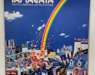 Lot # : 524 - 1986 Yamagata limited edition rainbow poster
