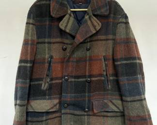 Lot # : 577a - Vintage 1970’s Jack Daniels plaid wool jacket

