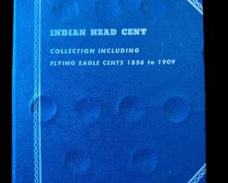 Lot # : 638a - Indian Head Cent coin album. 
