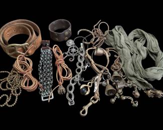Lot # : 674a - Assorted Renaissance Faire jewelry, chain mail
