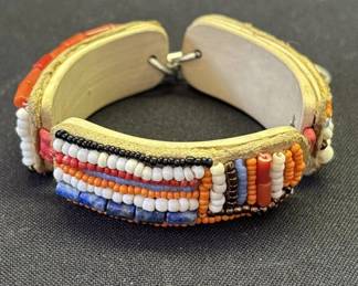 Lot # : 520z - Vintage signed Navajo style bracelet
