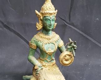 Lot # : 267 - Gilt metal Buddhist sculpture
