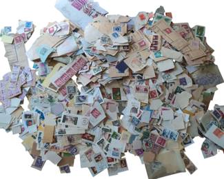 Lot # : 698a - Huge collection of thousands of stamps.
