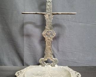 Lot # : 45 - Iron fire tool holder
