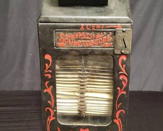Lot # : 90 - Vintage coin operated Whiting Sculptoscope
