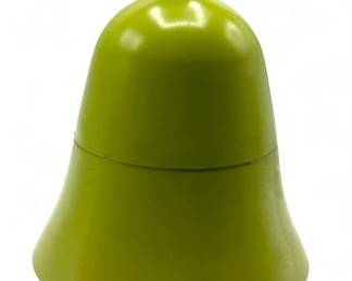 Lot # : 631a - Vintage metal pear shaped cookie jar, 8 1/2" h.
