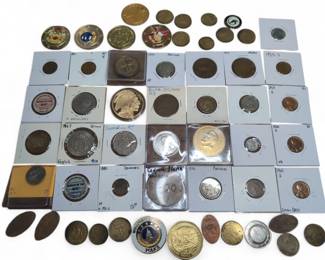Lot # : 508a - Large collection of coins, tokens, 

