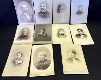 Lot # : 653 - Group of 11 antique photos
