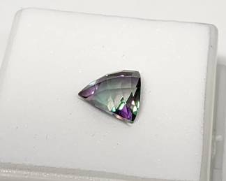 Lot # : 611 - 3.70ct Triangle mystic topaz gemstone 10 x 10mm
