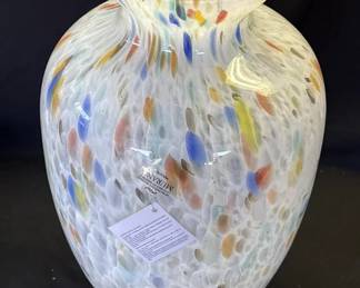 Lot # : 534z - Large Italian Murano glass vase
