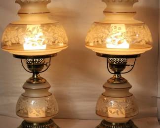 Lot # : 517 - Quoizel satin gold lace hurricane American West
