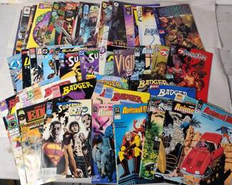 Lot # : 534 - Vintage comic books, Superman, DC, various titles
