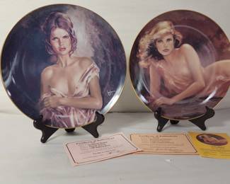 Lot # : 530 - 1983 Leo Jansen nude collector's plates
