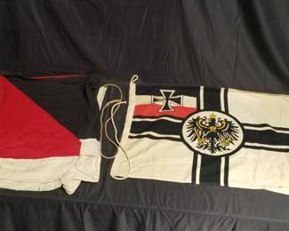 Lot # : 465 - Pair of German flags
