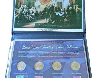 Lot # : 554a - United States Founding Father's Coin & Stamp
