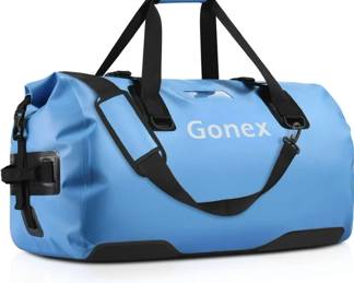 Lot # : 505n - Gonex XL blue waterproof duffel
