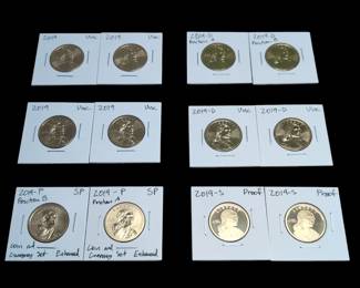 Lot # : 502a - Complete 12 coin 2019 Native American Space
