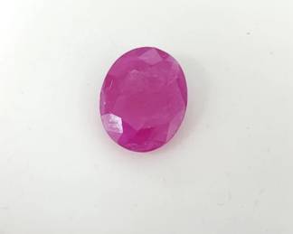 Lot # : 491 - 3.15ct oval ruby 10x8mm gemstone
