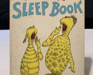 Lot # : 544 - Dr. Seuss’s "Sleep Book" hand signed by Dr. Seuss
