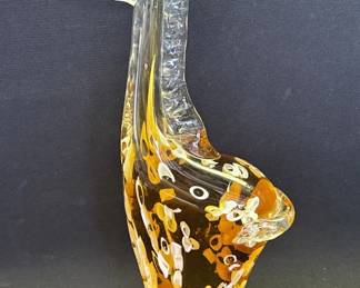 Lot # : 554 - Vintage crystal art glass giraffe
