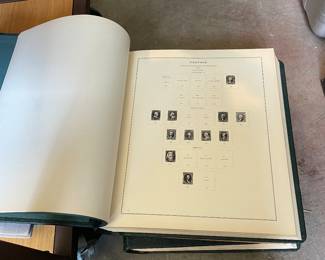 Vintage empty stamp books 