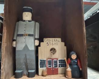Vintage Wood soldiers 