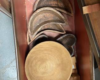 Wood bowls 