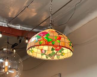 Stain glass chandelier 