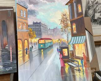 Vintage oil paintings 