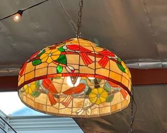 Stain glass chandelier 
