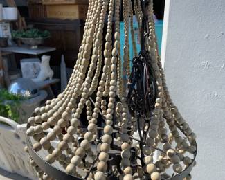 Farmhouse chandelier as is 