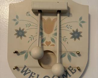 FolkArt Welcome Door Music Chimes