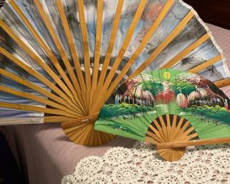 Hand Painted Chinese Decorative Fans