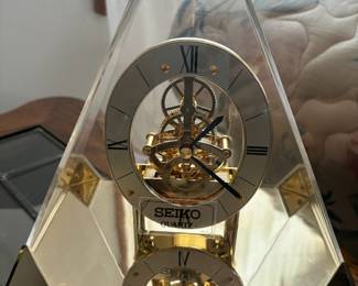 Seiko Glass Pyramid Clock