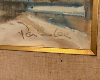 Landscape Impressionist Cityscape Oil Painting by Paul Lee