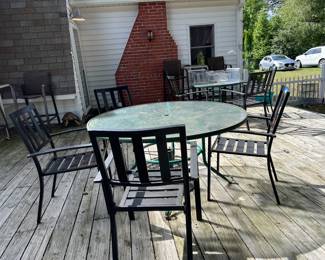 Patio Furniture (tables, chairs, umbrellas, umbrella stands),