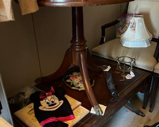 Leather Top Coffee Table,
Leather Top Round Side Table,