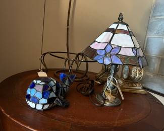 Stained Glass Light Up Whale Light,
Stained Glass Table Lamp,