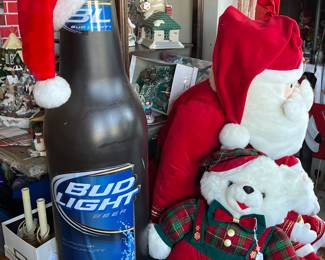 Bud Light & Santa