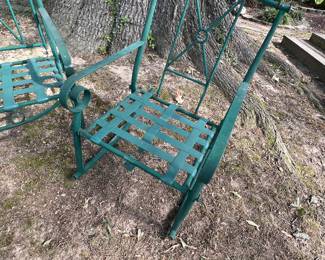 Metal Patio Set ( loveseat, 2 chairs, coffee table),