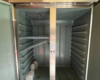 DELFIELD COMMERCIAL DOUBLE DOOR REFRIGERATOR,