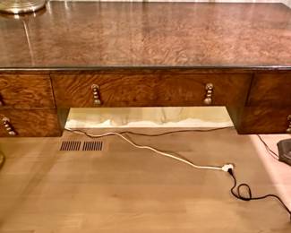 Buy It Now $750.00  This is a Biedermeier Burl Walnut Hand-Crafted Desk by William Switzer and Made in Italy.  This desk is Exquisite and a real piece of European Style from the 17th-18th Centuries.  