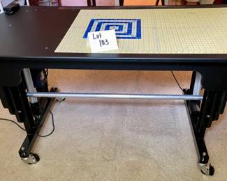 Buy it Now Was $2,595.00 Now $1,297.50. Martelli Sensational Premier Workstation for Quilters. Retails over $4,000  with 4 locking wheels. Hydraulic lift and Remote Control... Like New Condition.