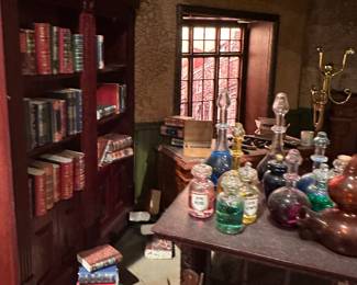 Sherlock Holmes Memorabilia.  Our Homeowner built this miniature of Sherlock Holme Residence.