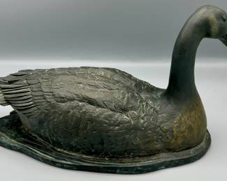 Solid Bronze Duck 